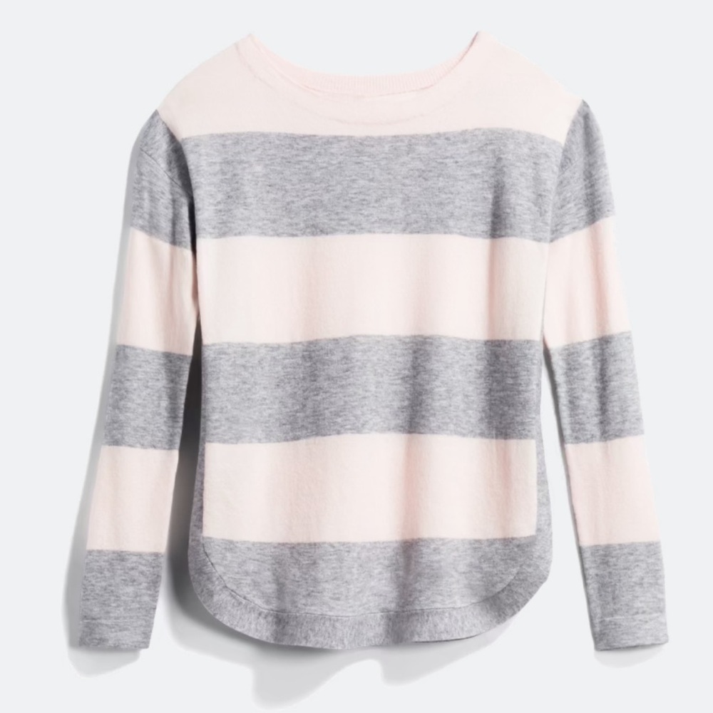 Teeberry & Weave - Kasia Color Blocked Curved Hem Pullover - Size XL